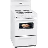 Buy 24 Compact Electric Range with 4 Coil Elements Electronic Clock Timer Windowed... by Premier