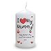 Personalised I Heart My Mummy Candle