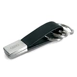 Audi Twist-open Valet Leather Key Chain