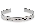 "Footprints in the Sand" Top Quality Stainless Steel Cuff Bracelet - This Inspirational Bracelet is the perfect Inspirational Gift for a loved one or friend! Etched footsteps and footprints poem! Wear this Famous Footprints in the Sand Jewelry -Footprints bracelet! Adjustable - One size fits all! Terrific Birthday Present, Holiday or Christmas Gift or Stocking Stuffer! BEST SELLER!