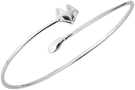 Silver Plated Wrapped Around Fox Bracelets Bangle for Women