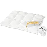 PREMIUM DE LUXE - Daunendecke - EXTRA WARM - 135x200cm - 100% Gänseflaum - 840 gr. - Deutsches Qualitätsprodukt - 975.55.001