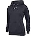 Nike Womens Team Club Fleece Hoody Anthracite XL