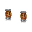 Twilight Topaz Diamond Earrings 3 Carat 14K Yellow Gold Studs