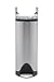 simplehuman Butterfly Step Trash Can, Fingerprint-Proof Brushed Stainless Steel, 38 Liters /10 Gallons