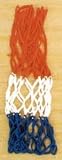 21" Heavy Duty Institutional Basketball Nets - Red, White and Blue - Set Of 15