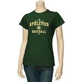 Majestic Oakland Athletics Ladies Green Property Of T-shirt