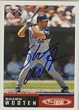 Shawn Wooten, Anaheim Angels Autographed Card