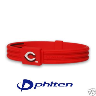 Cincinnati Reds MLB Authentic Collection Titanium Bracelet S-Type by PHITEN