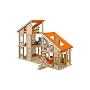 Plan Toys Chalet Dollhouse with Furniture