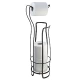 Toilet Paper Roll Reserve Stand in Bronze by InterDesign