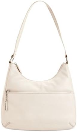 Giani Bernini Nappa Leather Hobo Bag Satchel Handbag (Light Beige)