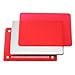 TopCase 2 in 1 Rubberized RED Hard Case Cover and Keyboard Cover for Macbook Pro 15