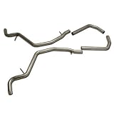 Flowmaster 17413 Header-back System - 2.50 in. Dual Side Exit - Pipes Only - Requires Mufflers