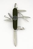 Premium-quality Pocket MultiTool with Compass (Dark Green)