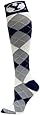 NCAA BYU Cougars Argyle Dress Socks, Blue/White/Grey