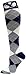NCAA BYU Cougars Argyle Dress Socks, Blue/White/Grey