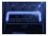 Neon Blue Car Radio Interior Light Kit - Pulses to Music