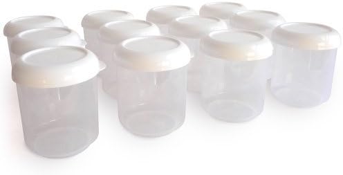 Littleware Baby Food Storage Containers 12 Piece Set Fits Great in Bottle Warmer Model: (Newborn, Child, Infant)