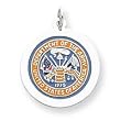 Sterling Silver US Army Logo Disc