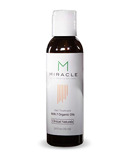 Hair Growth Oil For Hair Growth Treatment - Includes Seven Organic Oil: Argan Oil, Coconut Oil, Castor Oil, Jojoba Oil, Macadamia Oil, Flax Seed Oil, and Palm Oil are 100% Pure for Hair Regrowth