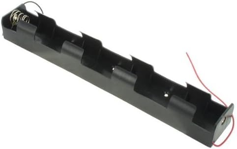 Battery Holders, Clips &amp; Contacts 4 D W/6" WIRE LDS (1 piece)