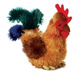 Plush Rowdy Rooster Mini Flopsie 8"