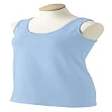 Gildan - 6.1 oz Ultra Cotton Ladies' Tank Top, Light Blue, XS