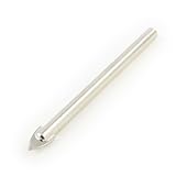 uxcell ガラスドリルビット　ガラス タイル用ドリルビット　チップ直径6mm　シャンク直径4.3mm　スピアチップ