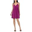 Juniors' Xhilaration Double Strap Dress - Magenta
