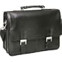 Kenneth Cole Briefcases - Leather Christina "flap-Plegate" Flapover Blac