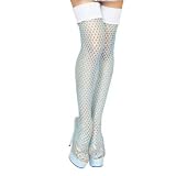 Womens Costume Outfit Accessory Ice Princess Stockings