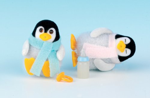 Childrens Toyshop  Toys : Sylvanian Families Penguin Twin Babies