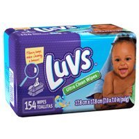 Luvs Ultra Clean Wipes, Natural Jumbo Refill, 154 Ea
