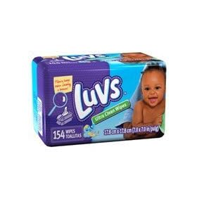 Luvs Ultra Clean Wipes, Natural Jumbo Refill, 154 Ea