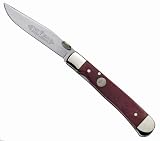 Trapperliner, Smooth Red Bone Handle, Plain