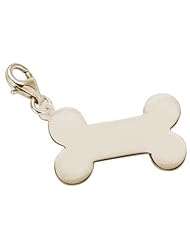 Rembrandt Charms Dog Bone Charm with Lobster Clasp