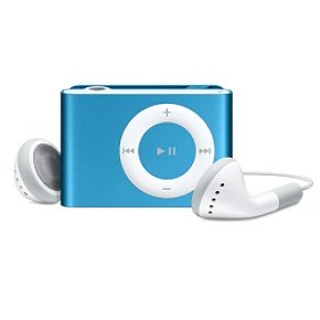 BLUE MP3 Metal Mini Clip Player Supports 8GB Micro SD Card