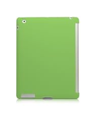 BoxWave iPad 4, iPad 3, iPad 2 Smart Sleeve - Slim-Fit, Apple Smart Cover Compatible iPad TPU Back Case for iPad 4, iPad 3, iPad 2 - Front Apple Smart Cover Not Included (Green)