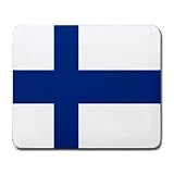 Finland Flag Mouse Pad