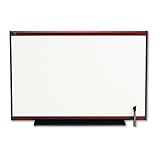 Quartet Prestige Total Erase Dry-Erase Board, 3 x 2 Feet, Mahogany Finish Frame (TE543M)