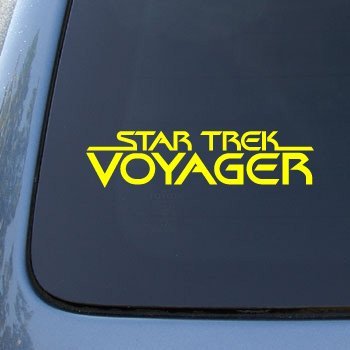  STAR TREK VOYAGER - Vinyl Car Decal Sticker #1675 | Vinyl Color: Yellow