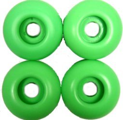 Skateboard WHEELS Blank 48mm NEON GREEN Skateboards