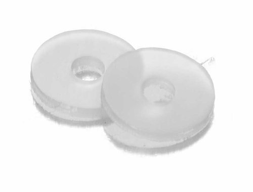 Nylon ANSI Flat Washer #1/2 Regular .531 ID x 1.75 OD x .1 Thick (Pack of 25)