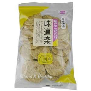 健康フーズ 味道楽 白ごませんべい 110g