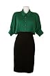 Nanso Lempivaate Kleid Kaarina gr�n/schwarz