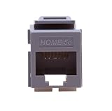 Home 5e Snap-In Connector, T568A Wiring, Available in 7 Colors, 5EHOM