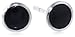 Amazon Collection Sterling Silver Simulated Gemstone Stud Earrings