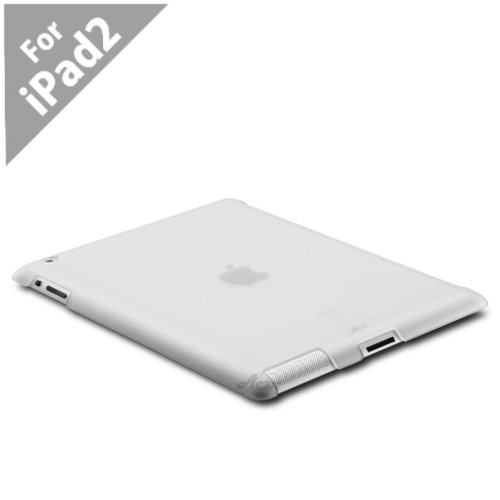 Acase(TM) Apple iPad 2 Smart Cover Companion Compatible Snap On Slim-Fit Polycarbonate Case for Apple iPad 2 2G 2nd Generation (CLEAR)