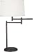 Kenroy Home 20940CB Copper Bronze Theta Theta Table Lamp with Cream Tapered Drum Shade